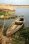 Narew National Park â€“ Poland. Wooden boat.