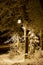 Narnia Lampost: On the Corner of a Snowy Lane at Whitefish Mountain Resort