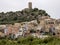 Narrow alley on a hill in Posada Sardinia