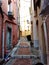 Narrow alley of the old Menton