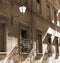 Narrow alley Pienza