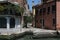 Narrow alley in Venice waterfront