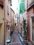 the narrow alleys of old Menton