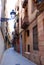 Narrow alleyway in Barcelona