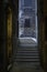 Narrow alleyway and bridge in Venice