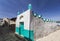 Narrow alleyway in city of Jugol in the morning. Harar. Ethiopia.