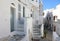 Narrow alleyway in an old Ostuni city. Apulia, Italy