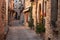 Narrow Alleyways in the City of San Marino