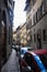 Narrow ally way in Florence Italy