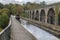 Narrow Boat on Chirk Aqueduct