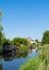 Narrow boats Bridgwater and Taunton Canal Somerset England UK