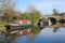 Narrow boats moored on Lancaster Canal at Garstang