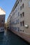 Narrow Canal view and the typical Venetian buildings. Venice, Italy