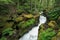 Narrow canyon of Avalanche Gorge