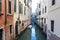 A narrow channel in Venice