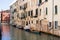 A narrow channel in Venice