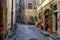 Narrow cozy street in Florence, Tuscany