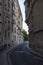 A narrow curved street Le Marais Paris