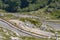 Narrow and extreme road to highest peak Sveti Jure Saint George of Biokovo national park