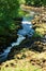 Narrow Fast Flowing White Rapids.