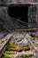 Narrow Gauge Railroad Tracks + Tunnel Entrance - Abandoned East Broad Top Railroad - Pennsylvania
