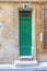 Narrow Green Door