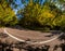 Narrow hairpin bend in Smugglers Notch in Vermont