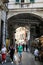 Narrow Historic Pedestrian Street of Vico delle Scuole Pie, Genoa, Spain