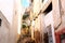 Narrow lanes and alleyways in Moroccan cities