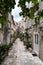 Narrow, old stone street in Orebic, Peljesac peninsula, Dalmatia, Croatia