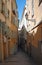 Narrow old street of Nice