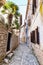 Narrow Old Street And Stone Buildings-Bale,Croatia