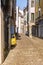 Narrow old streets of the city of Padua, Italy