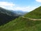 Narrow path in High Tatras with amazing view