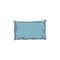 Narrow pillow or cushion from plaid fabric vector sketch illustration isolated.