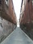 Narrow sloping lane in the old Tbilisi