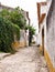 Narrow small street of the old town