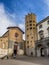 Narrow small streets in the old Etruscan city of Orvieto in Umbria