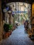 Narrow small streets in the old Etruscan city of Orvieto in Umbria