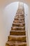 Narrow stairway of the Cathedral of Faro (Se de Faro), Portug