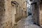 Narrow stone street of Trogir, Croatia