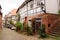 Narrow stoned street in the old city of Gelnhausen