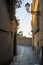 Narrow stony street in Sorrento