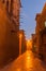 Narrow street in the Al Fahidi Historical District in Dubai, U