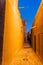 Narrow street in the Al Fahidi Historical District in Dubai, U