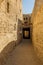 Narrow street in Al Qasr village in Dakhla oasis, Egy