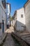 Narrow street in Albaycin neighborhood of Granada, Spa