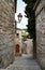 Narrow street in Baux village