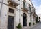 Narrow street of Galatina, town in Southern Italy