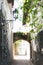 Narrow street in italy. City escape.